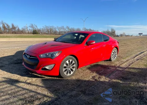 2015 Hyundai Genesis Coupe 3.8L z USA, uszkodzony, nr VIN KMHHT6KJ1FU126433